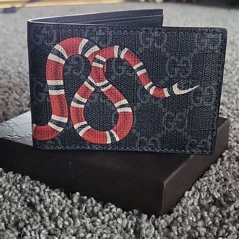 ans x gucci snake|authentic gucci snake wallet.